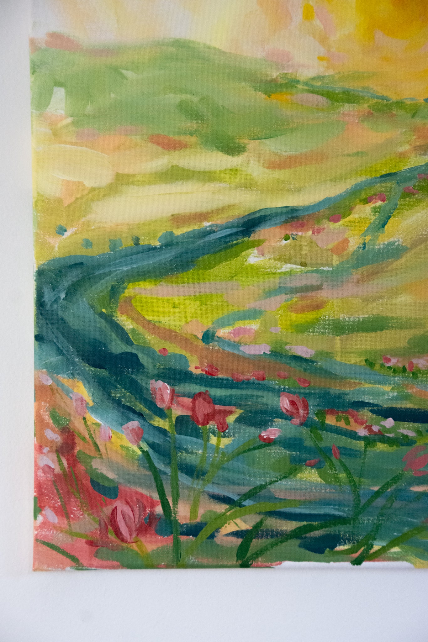 "spring will come" original painting